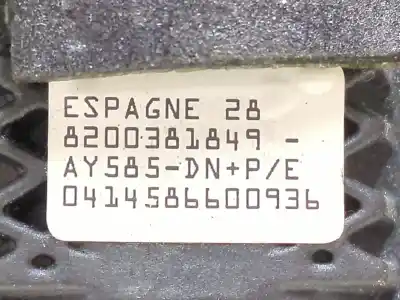 Second-hand car spare part front left air bag for renault megane ii (bm0/1_, cm0/1_) 1.6 16v (bm0c cm0c) oem iam references 8200381849  