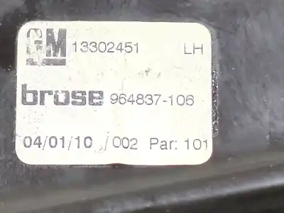 Pezzo di ricambio per auto di seconda mano alzacristalli anteriore sinistro per opel insignia a (g09) 2.0 cdti (68) riferimenti oem iam 13302451   Pezzo di ricambio per auto di seconda mano alzacristalli anteriore sinistro per opel insignia a (g09) 2.0 cdti (68) riferimenti oem iam 13302451