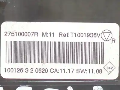 Автозапчастина б/у клімат-контроль для renault megane iii hatchback (bz0/1_, b3_) 1.5 dci посилання на oem iam 275100007r  