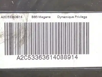 Автозапчастина б/у панель інструментів для renault megane iii hatchback (bz0/1_, b3_) 1.5 dci посилання на oem iam a2c336361 rni248100342r   Автозапчастина б/у панель інструментів для renault megane iii hatchback (bz0/1_, b3_) 1.5 dci посилання на oem iam a2c336361 rni248100342r