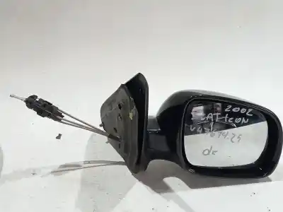 Peça sobressalente para automóvel em segunda mão espelho retrovisor direito por seat leon (1m1) 1.9 tdi referências oem iam 057206