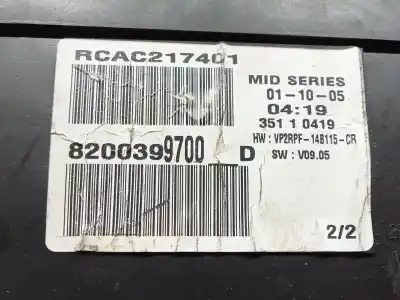 Second-hand car spare part dashboard for renault megane ii (bm0/1_, cm0/1_) 1.9 dci oem iam references 820039700d  