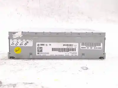 Peça sobressalente para automóvel em segunda mão Sistema De áudio / Rádio Cd por AUDI A5 (8T3) 3.0 TDI Referências OEM IAM 4F0035053C  