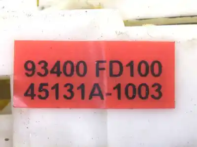 Peça sobressalente para automóvel em segunda mão comandos de alavanca por kia rio (bc) (2000->) 1.4 referências oem iam 93400fd100  