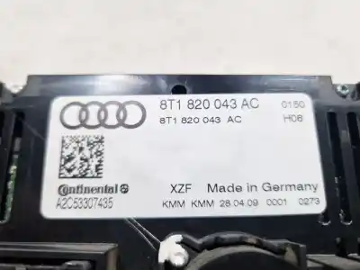 Peça sobressalente para automóvel em segunda mão comando de sofagem (chauffage / ar condicionado) por audi a5 (8t3) 3.0 tdi referências oem iam 8t1820043ac  