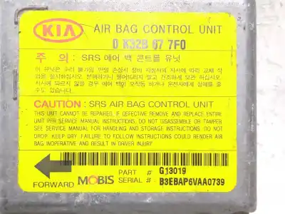 Peça sobressalente para automóvel em segunda mão centralina de airbag por kia rio (bc) (2000->) 1.4 referências oem iam 0k32b677f0  