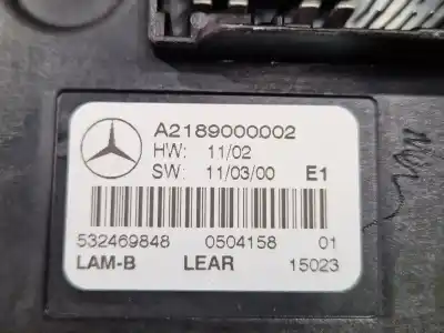 Автозапчастина б/у блок управління ксеноновими фарами для mercedes-benz clase c coupé (c204) c 220 cdi (204.302) посилання на oem iam a2189000002  