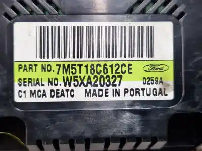 İkinci el araba yedek parçası iklim kontrolü için ford focus ii (da_, hcp, dp) 1.6 tdci oem iam referansları 7m5t18c612ce  