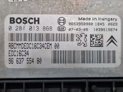 Автозапчастина б/у блок управління насосом трикального насоса для peugeot 207/207+ (wa_, wc_) 1.6 hdi посилання на oem iam 0281013868 9663755480   Автозапчастина б/у блок управління насосом трикального насоса для peugeot 207/207+ (wa_, wc_) 1.6 hdi посилання на oem iam 0281013868 9663755480