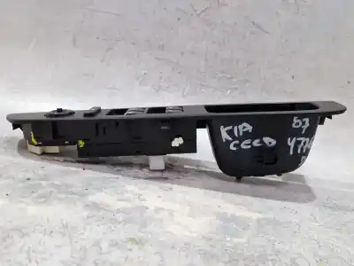 Second-hand car spare part left front power window switch for kia cee'd fastback (ed) 1.6 crdi 115 oem iam references 369490  