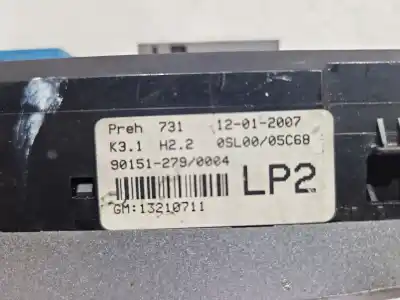 Peça sobressalente para automóvel em segunda mão comando de sofagem (chauffage / ar condicionado) por opel corsa d (s07) 1.4 (l08, l68) referências oem iam 13210711  