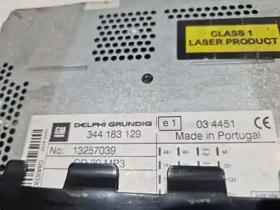 Автозапчастина б/у аудіо система / радіо cd для opel corsa d (s07) 1.4 (l08, l68) посилання на oem iam 344183129  