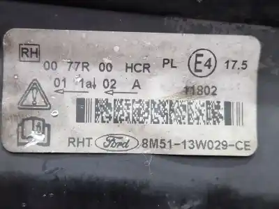 Автозапчасти б/у правая фара за ford focus ii (da_, hcp, dp) 1.6 tdci ссылки oem iam 8m5113w029  