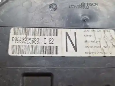 Peça sobressalente para automóvel em segunda mão quadrante por citroen c2 (jm_) 1.4 hdi referências oem iam p9660225880d  