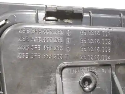 Peça sobressalente para automóvel em segunda mão consola central por seat leon (kl1) 2.0 tdi referências oem iam 5fb863263 5na980611  