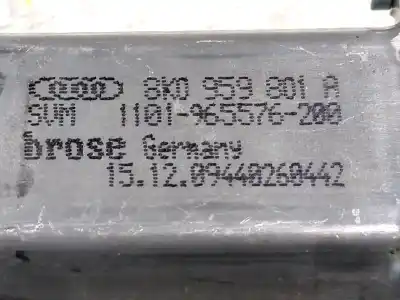 Second-hand car spare part left front window motor for audi a4 b8 (8k2) 3.0 tdi quattro oem iam references 8k0959801a   Second-hand car spare part left front window motor for audi a4 b8 (8k2) 3.0 tdi quattro oem iam references 8k0959801a