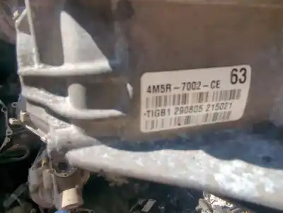 Peça sobressalente para automóvel em segunda mão caixa de velocidades por ford c-max (cb3) 2.0 tdci referências oem iam tigb1 290805 215021 4m5r7002ce  