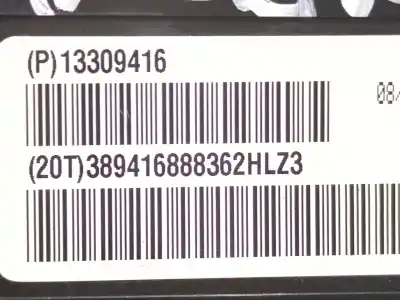 Pezzo di ricambio per auto di seconda mano modulo elettronico per opel insignia a (g09) 2.0 cdti (68) riferimenti oem iam 13309416   Pezzo di ricambio per auto di seconda mano modulo elettronico per opel insignia a (g09) 2.0 cdti (68) riferimenti oem iam 13309416