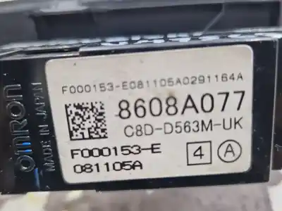 Peça sobressalente para automóvel em segunda mão botão / interruptor elevador vidro dianteiro direito por mitsubishi colt vi (z3_a, z2_a) 1.1 (z31a, z32a) referências oem iam 8608a077  
