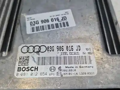 Second-hand car spare part injection pump control unit for audi a4 b7 (8ec) 2.0 tdi 16v oem iam references 0281012654  