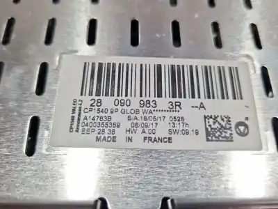 Gebrauchtes Autoersatzteil multifunktionsdisplay zum renault megane iv fastback (b9a/m/n_) 1.6 tce 205 (b9mv) oem-iam-referenzen 280909833r  
