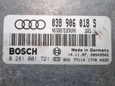 Second-hand car spare part injection pump control unit for audi a4 b5 (8d2) 1.9 tdi oem iam references 038906018s   Second-hand car spare part injection pump control unit for audi a4 b5 (8d2) 1.9 tdi oem iam references 038906018s