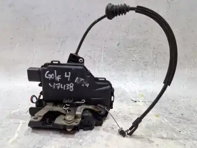 Peça sobressalente para automóvel em segunda mão fechadura da porta dianteira esquerda por volkswagen golf iv (1j1) 1.6 referências oem iam 