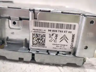 Автозапчастина б/у аудіо система / радіо cd для peugeot 207/207+ (wa_, wc_) 1.6 hdi посилання на oem iam 96639793xt   Автозапчастина б/у аудіо система / радіо cd для peugeot 207/207+ (wa_, wc_) 1.6 hdi посилання на oem iam 96639793xt