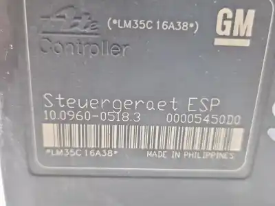 Автозапчастина б/у абс для opel astra h (a04) 1.9 cdti (l48) посилання на oem iam 10096005183  