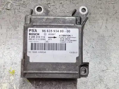 Second-hand car spare part AIRBAG CONTROL UNIT for PEUGEOT 207 (2006->)  OEM IAM references 966359348000  