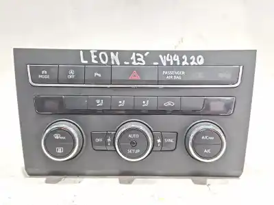 Second-hand car spare part CLIMATE CONTROL for SEAT LEON (5F1) (09.2012->)  OEM IAM references 5F0907044D  