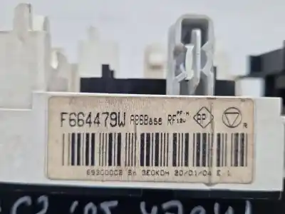 Peça sobressalente para automóvel em segunda mão comando de sofagem (chauffage / ar condicionado) por citroen c2 (jm_) 1.1 referências oem iam f664479w  