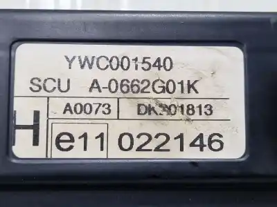 Second-hand car spare part electronic module for rover streetwise fastback 1.4 oem iam references a0662g01k  