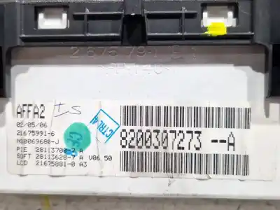 Автозапчастина б/у багатофункційний дисплей для renault clio iii 1.1 посилання на oem iam 8200307273a  