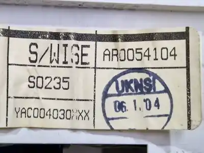 Peça sobressalente para automóvel em segunda mão quadrante por rover streetwise fastback 1.4 referências oem iam ar0054104  