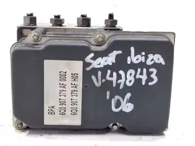 Peça sobressalente para automóvel em segunda mão ABS por SEAT IBIZA III (6L1)  Referências OEM IAM 6Q0907379AF  