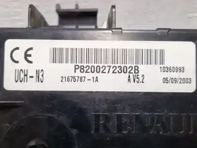 Автозапчастина б/у блок управління bsi для renault clio ii fase i (b/cb0) (1998->) 1.5 dci (b/cb03) посилання на oem iam 8200272302b   Автозапчастина б/у блок управління bsi для renault clio ii fase i (b/cb0) (1998->) 1.5 dci (b/cb03) посилання на oem iam 8200272302b
