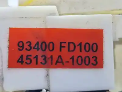 Peça sobressalente para automóvel em segunda mão comandos de alavanca por kia rio (bc) (2000->) 1.4 referências oem iam 93400fd100  
