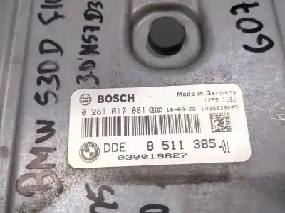 Second-hand car spare part ecu engine control for bmw 5 (f10) 530 d oem iam references dde8511385