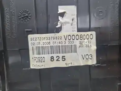 Peça sobressalente para automóvel em segunda mão quadrante por seat leon (1p1) 2.0 tfsi referências oem iam 1p0920825  