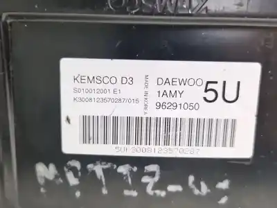 Second-hand car spare part injection pump control unit for daewoo matiz 0.8 cat oem iam references 96291050  