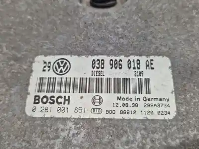 Автозапчасти б/у блок управления тнвд за audi a4 b6 (8e2) 1.9 tdi ссылки oem iam 038906018  