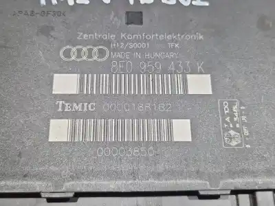 Second-hand car spare part electronic module for audi a4 b6 (8e2) 1.9 tdi oem iam references 8e0959433k  