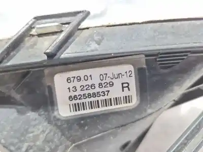 Автозапчасти б/у правая противотуманная фара за opel insignia a (g09) 2.0 cdti (68) ссылки oem iam 13226829  