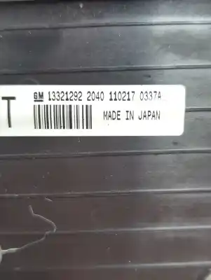 Second-hand car spare part radio control switch for opel insignia a (g09) 2.0 cdti (68) oem iam references 13321292  