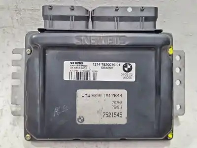 Second-hand car spare part Injection Pump Control Unit for MINI MINI (R50,R53) 1.6 16V CAT 116 CV / 85 KW OEM IAM references 1214752001901  
