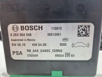 Second-hand car spare part electronic module for citroen c4 ii (nc_) 1.6 hdi 110 oem iam references 9800409680  