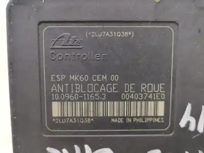 Pezzo di ricambio per auto di seconda mano abs per citroen c5 ii (rc_) 2.0 hdi (rcrhrh) riferimenti oem iam 10096011653  