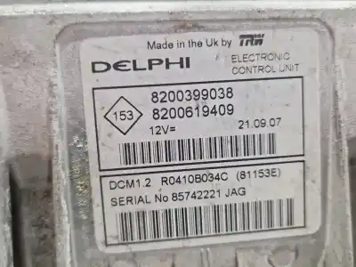 Second-hand car spare part injection pump control unit for nissan note (e11e) 1.5 dci turbodiesel cat oem iam references 8200399038  