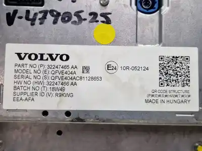 Second-hand car spare part multifunction display for volvo xc40 (536) t3 oem iam references 32247465aa  